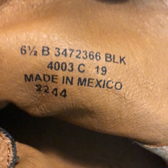 FRYE size 6.5 Tyler Engineer Moto Black Leather Boot Motorcycle Buckle $178 NEW - Picture 7 of 16